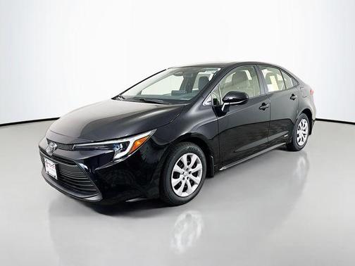Midnight Black Metallic 2026 Toyota Corolla Hybrid LE