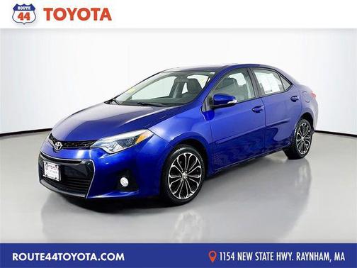 Blue Crush Metallic 2015 Toyota Corolla S Plus