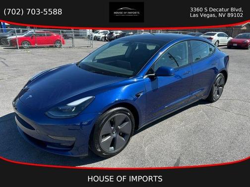 Blue 2023 Tesla Model 3 Base