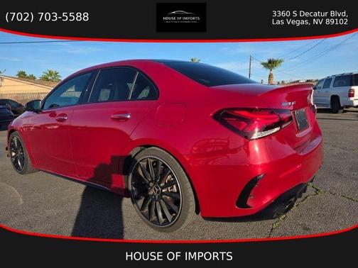 Red 2021 Mercedes-Benz AMG A 35 Base