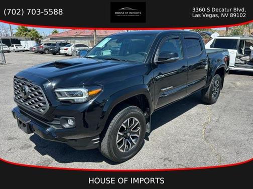 Black 2021 Toyota Tacoma TRD Sport