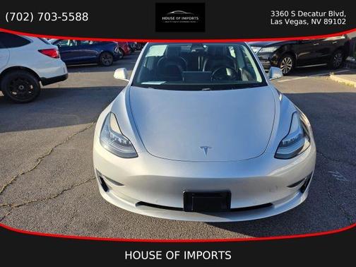 Silver 2018 Tesla Model 3 Long Range