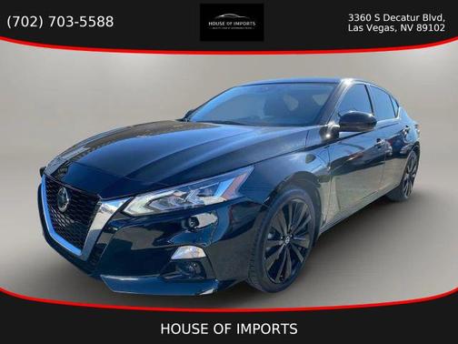 Black 2022 Nissan Altima 2.5 SR