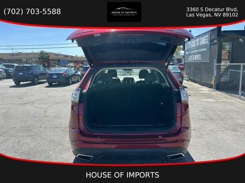 Red 2018 Ford Edge Sport