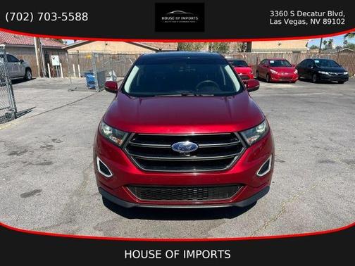 Red 2018 Ford Edge Sport