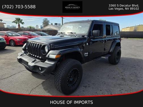 Black 2019 Jeep Wrangler Unlimited Sport S