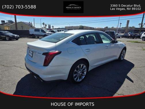 White 2020 Cadillac CT5 Premium Luxury AWD