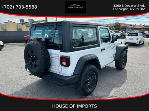 White 2018 Jeep Wrangler Sport