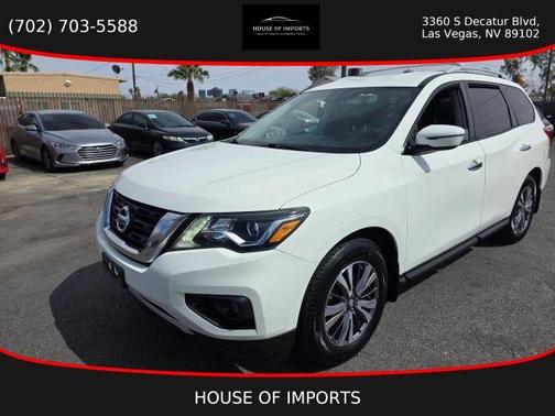 Glacier White 2018 Nissan Pathfinder SV