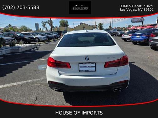 White 2019 BMW 540 i