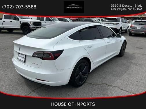 White 2019 Tesla Model 3 Long Range