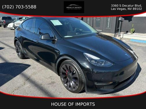 Black 2021 Tesla Model Y Performance