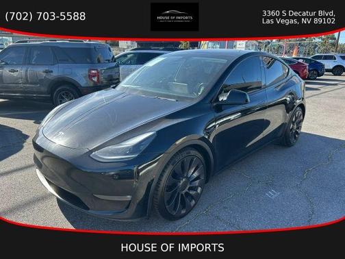 Black 2021 Tesla Model Y Performance