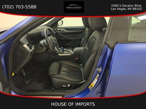 Blue 2023 BMW i4 Gran Coupe M50