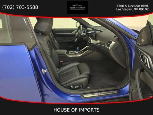 Blue 2023 BMW i4 Gran Coupe M50