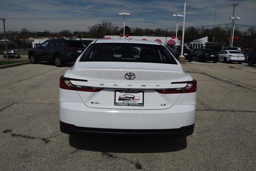 White 2025 Toyota Camry LE