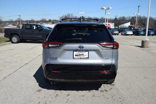 Silver Sky Metallic/Midnight Black Metallic 2024 Toyota RAV4 Prime XSE