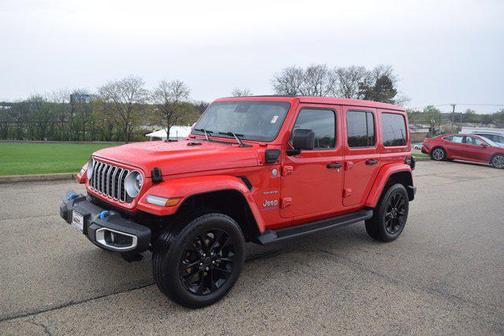Firecracker Red Clearcoat 2024 Jeep Wrangler 4xe Sahara