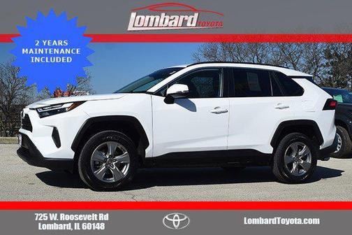 White 2025 Toyota RAV4 XLE