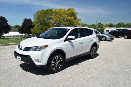 Blizzard Pearl 2015 Toyota RAV4 Limited