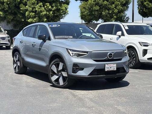 Thunder Grey 2023 Volvo C40 Recharge Pure Electric Plus