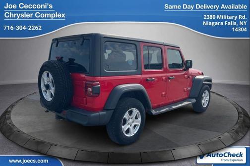 Firecracker Red Clearcoat 2020 Jeep Wrangler Unlimited Sport