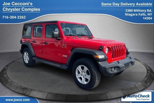 Firecracker Red Clearcoat 2020 Jeep Wrangler Unlimited Sport