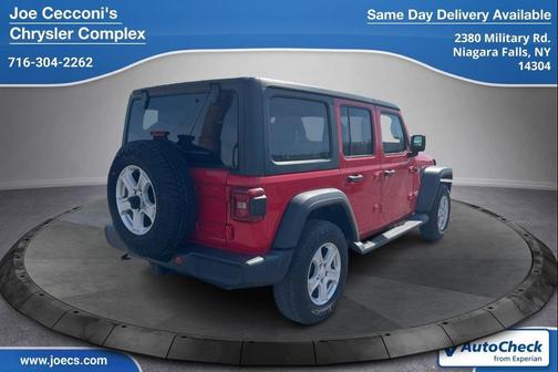 Firecracker Red Clearcoat 2020 Jeep Wrangler Unlimited Sport