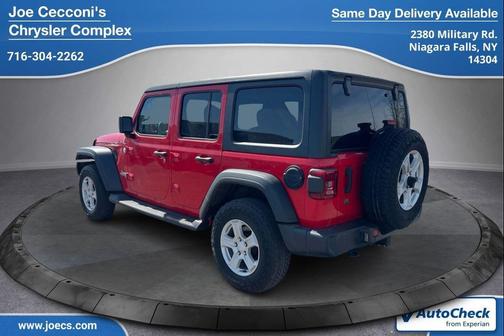 Firecracker Red Clearcoat 2020 Jeep Wrangler Unlimited Sport