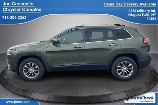 Olive Green Pearlcoat 2019 Jeep Cherokee Latitude Plus