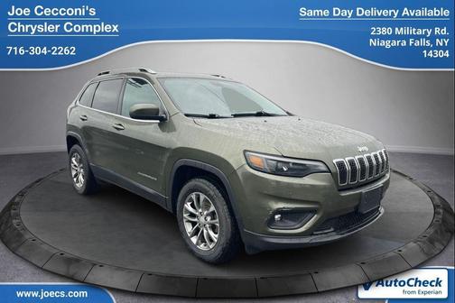 Olive Green Pearlcoat 2019 Jeep Cherokee Latitude Plus