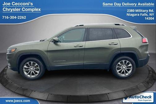 Olive Green Pearlcoat 2019 Jeep Cherokee Latitude Plus