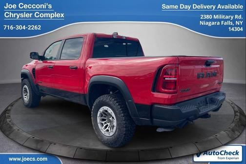 Flame Red Clearcoat 2025 RAM 1500 RHO Crew Cab 4x4 5'7' Box