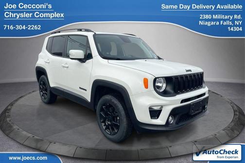 Alpine White Clearcoat 2019 Jeep Renegade Altitude SUV