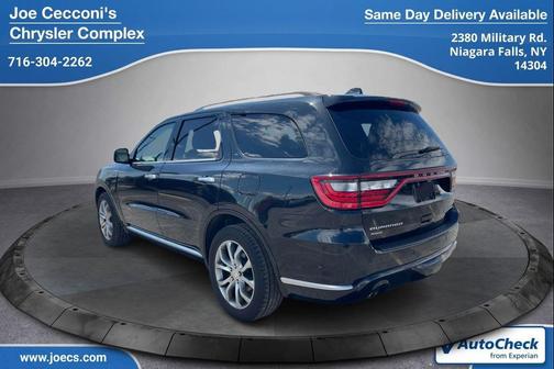 Brilliant Black Crystal Pearlcoat 2016 Dodge Durango Citadel