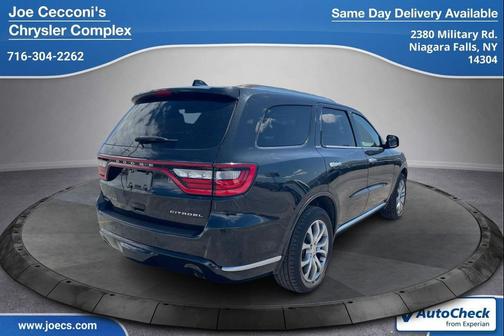 Brilliant Black Crystal Pearlcoat 2016 Dodge Durango Citadel