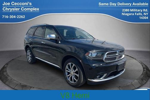 Brilliant Black Crystal Pearlcoat 2016 Dodge Durango Citadel
