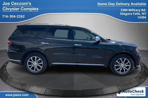 Brilliant Black Crystal Pearlcoat 2016 Dodge Durango Citadel