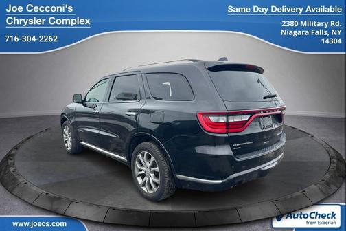 Brilliant Black Crystal Pearlcoat 2016 Dodge Durango Citadel