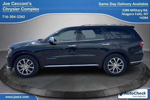 Brilliant Black Crystal Pearlcoat 2016 Dodge Durango Citadel
