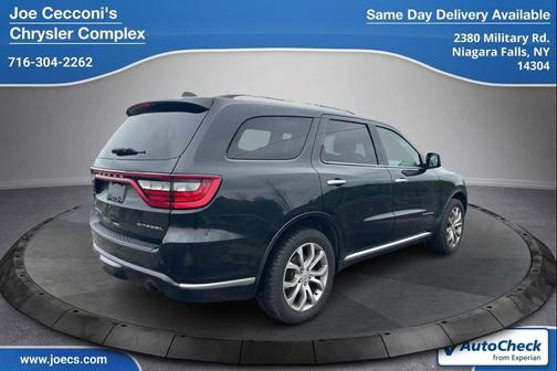 Brilliant Black Crystal Pearlcoat 2016 Dodge Durango Citadel