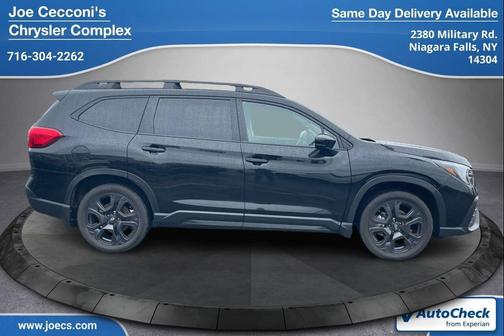 Crystal Black Silica 2024 Subaru Ascent Onyx Edition 7-Passenger