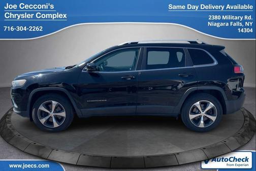 Diamond Black Crystal Pearlcoat 2019 Jeep Cherokee Limited