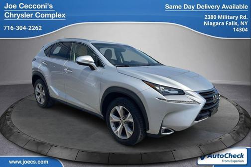 Silver Lining Metallic 2017 Lexus NX 200t Base