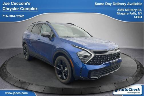 Sapphire Blue 2025 Kia Sportage X-Line