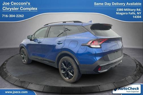 Sapphire Blue 2025 Kia Sportage X-Line