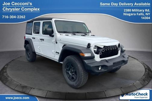 Bright White Clearcoat 2023 Jeep Wrangler Sport