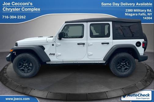 Bright White Clearcoat 2023 Jeep Wrangler Sport