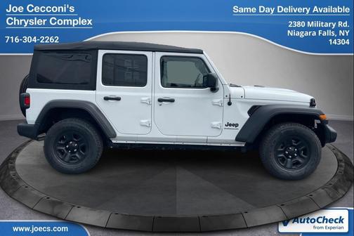 Bright White Clearcoat 2023 Jeep Wrangler Sport