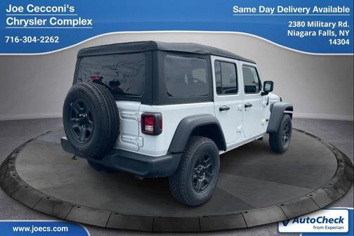 Bright White Clearcoat 2023 Jeep Wrangler Sport